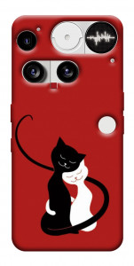 Чехол Влюбленные коты для Nothing Phone (3)