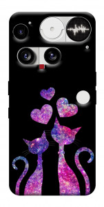 Чехол Космические коты для Nothing Phone (3)
