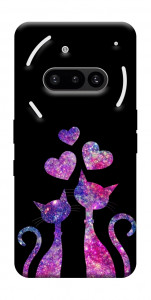Чехол Космические коты для Nothing Phone (3a)