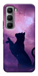 Чехол Кот и бабочка для Infinix Hot 60 Pro+
