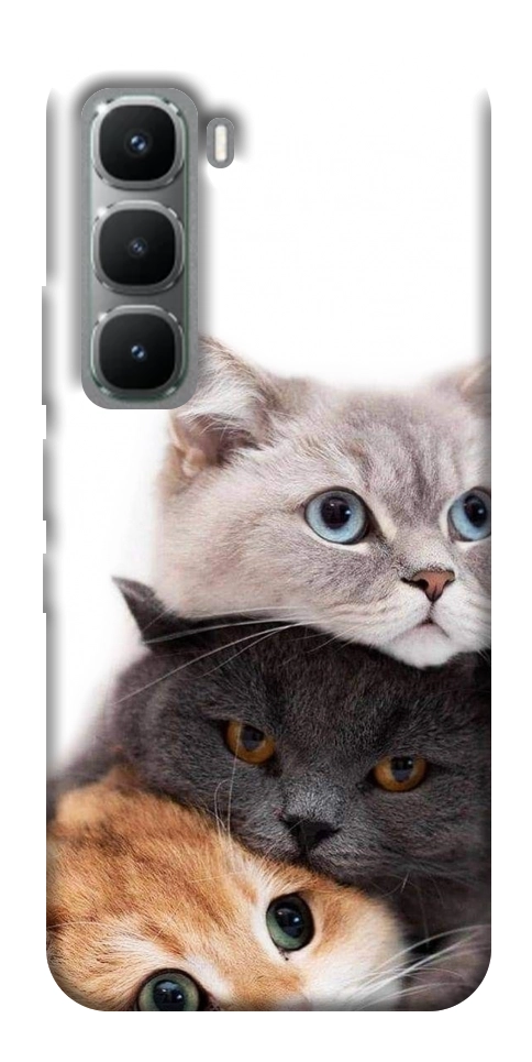 Чехол Три кота для Infinix Hot 60 Pro
