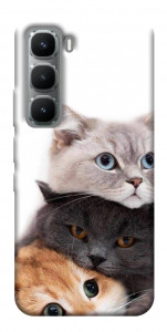 Чехол Три кота для Infinix Hot 60 Pro