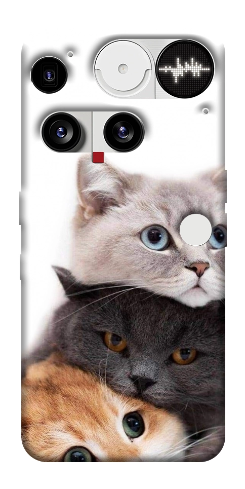 Чехол Три кота для Nothing Phone (3)