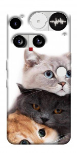 Чехол Три кота для Nothing Phone (3)