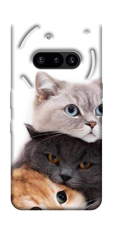 Чехол Три кота для Nothing Phone (3a)