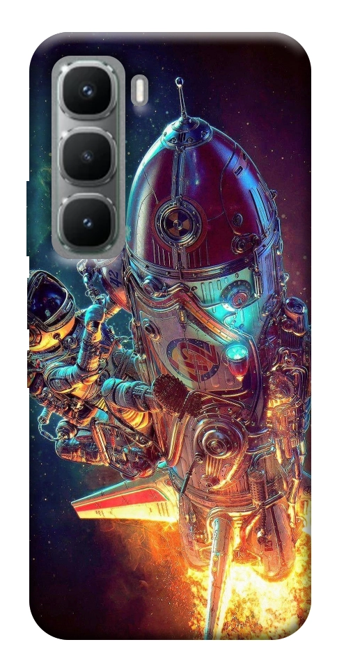 Чехол Космический корабль для Infinix Hot 60 Pro
