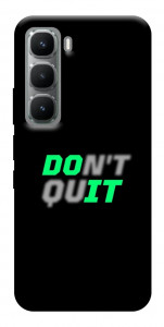 Чехол Don't quit для Infinix Hot 60 Pro