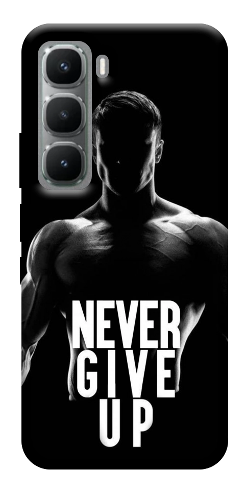 Чехол Never give up для Infinix Hot 60 Pro
