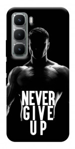 Чехол Never give up для Infinix Hot 60 Pro