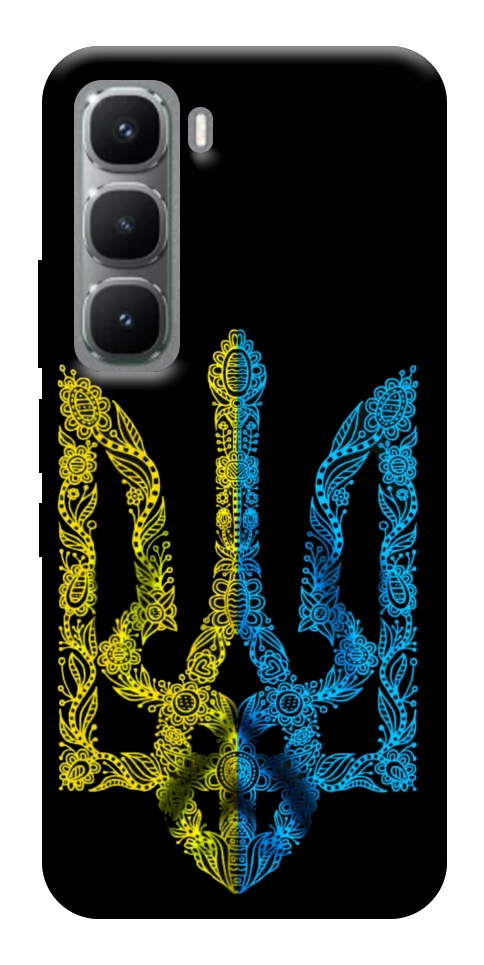 Чехол Жовтоблакитний герб для Infinix Hot 60 Pro