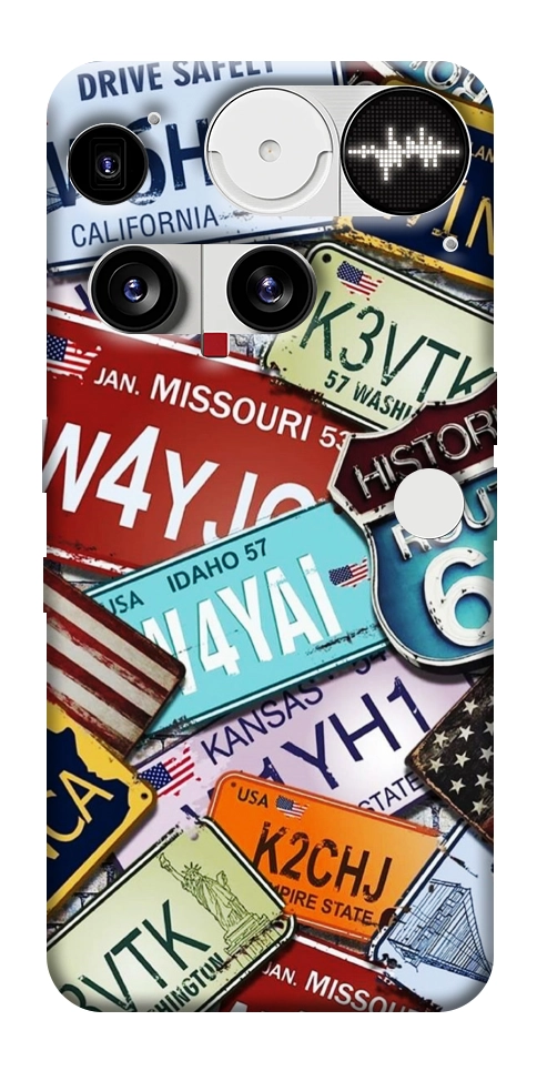 Чехол License plate для Nothing Phone (3)