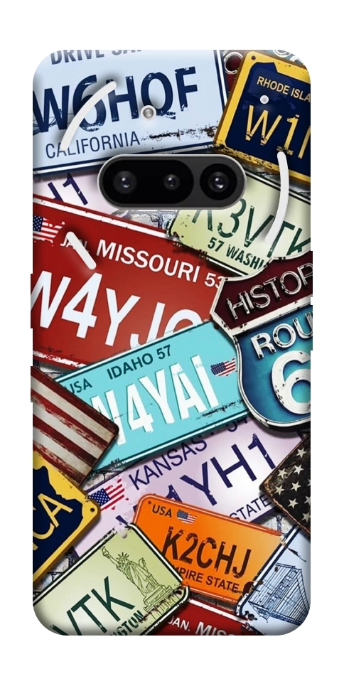 Чехол License plate для Nothing Phone (3a)
