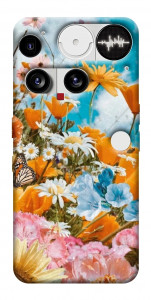 Чехол Летние цветы для Nothing Phone (3)