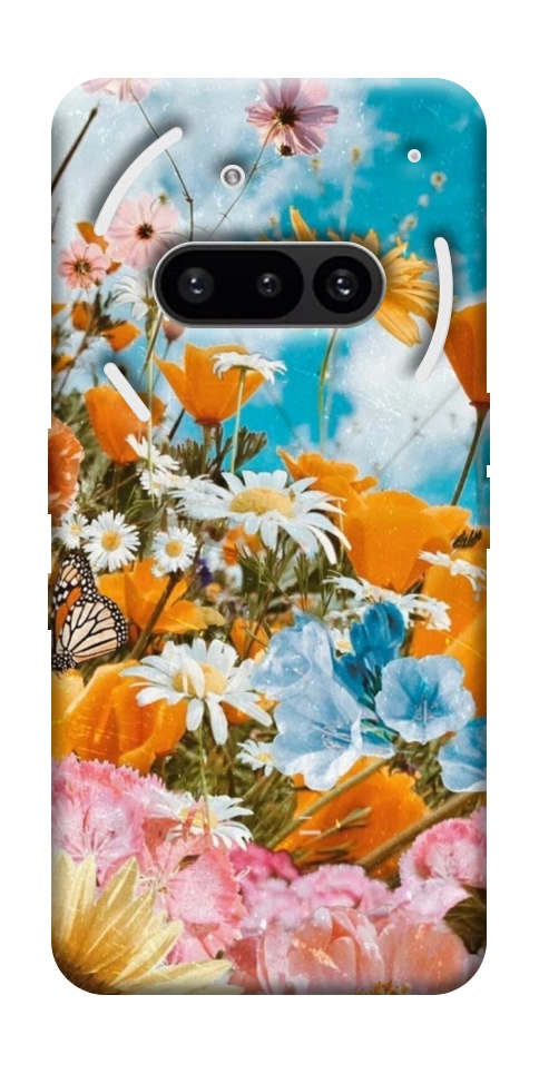 Чехол Летние цветы для Nothing Phone (3a)
