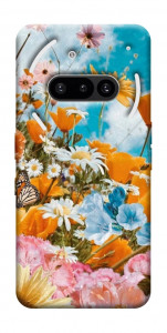 Чехол Летние цветы для Nothing Phone (3a)