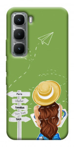Чехол Travel girl для Infinix Hot 60 Pro