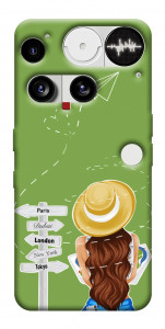 Чехол Travel girl для Nothing Phone (3)
