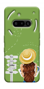 Чехол Travel girl для Nothing Phone (3a)