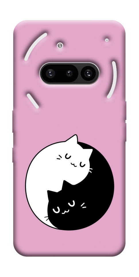 Чехол Коты инь-янь для Nothing Phone (3a)