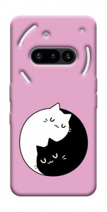 Чехол Коты инь-янь для Nothing Phone (3a)