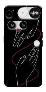 Чехол Плетение рук для Nothing Phone (3)