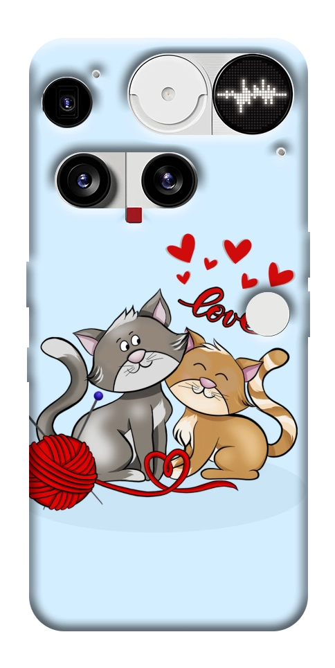 Чехол Два кота Love для Nothing Phone (3)