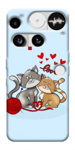 Чехол Два кота Love для Nothing Phone (3)