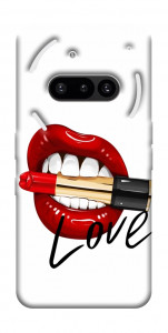 Чехол Красные губы для Nothing Phone (3a)