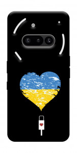 Чехол З Україною в серці для Nothing Phone (3a)