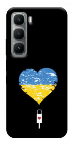 Чохол З Україною в серці для Infinix Hot 60