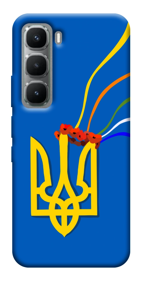 Чехол Квітучий герб для Infinix Hot 60 Pro