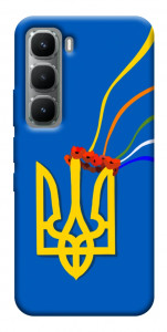 Чехол Квітучий герб для Infinix Hot 60 Pro