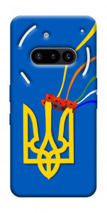 Чехол Квітучий герб для Nothing Phone (3a)
