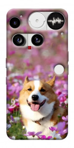Чехол Корги в цветах для Nothing Phone (3)