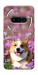 Чехол Корги в цветах для Nothing Phone (3a)