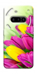 Чехол Красочные тюльпаны для Nothing Phone (3a)