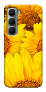 Чехол Букет подсолнухов для Infinix Hot 60 Pro