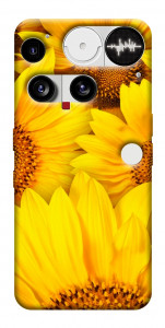 Чехол Букет подсолнухов для Nothing Phone (3)