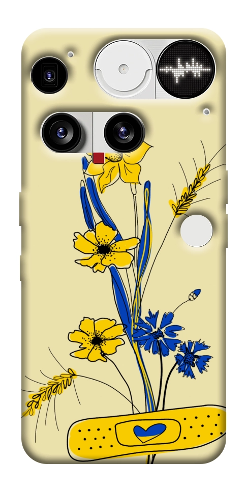 Чехол Українські квіточки для Nothing Phone (3)