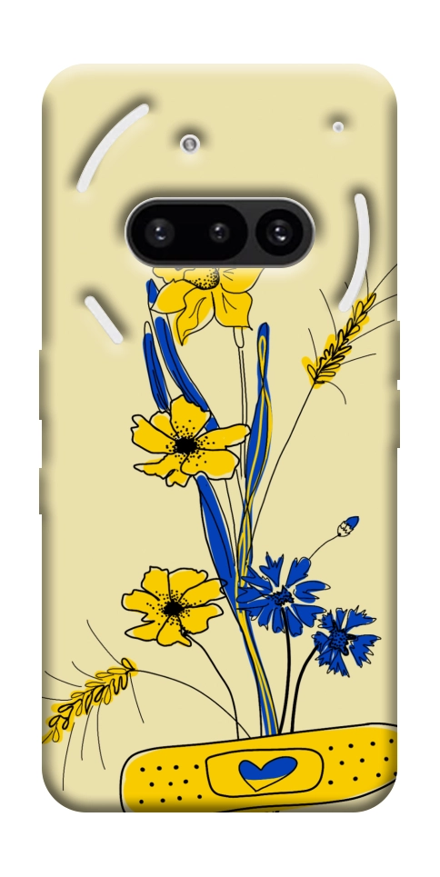 Чехол Українські квіточки для Nothing Phone (3a)