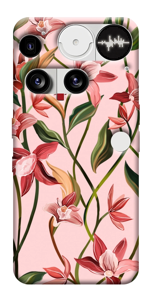Чехол Floral motifs для Nothing Phone (3)
