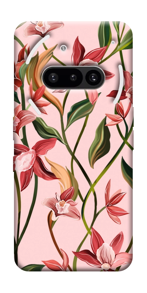 Чехол Floral motifs для Nothing Phone (3a)