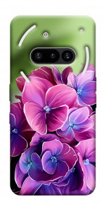 Чехол Кружевная гортензия для Nothing Phone (3a)