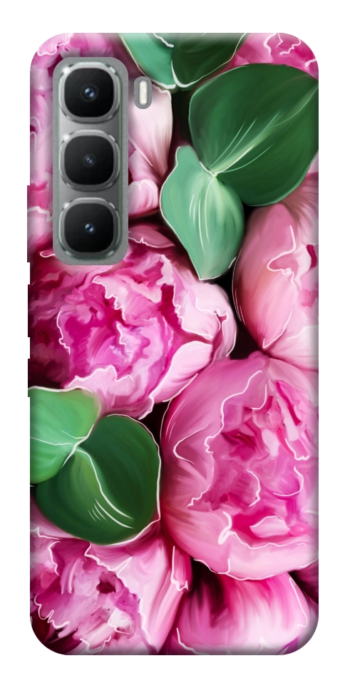 Чехол Пахучие пионы для Infinix Hot 60 Pro