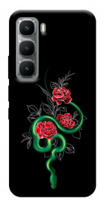 Чехол Snake in flowers для Infinix Hot 60 Pro