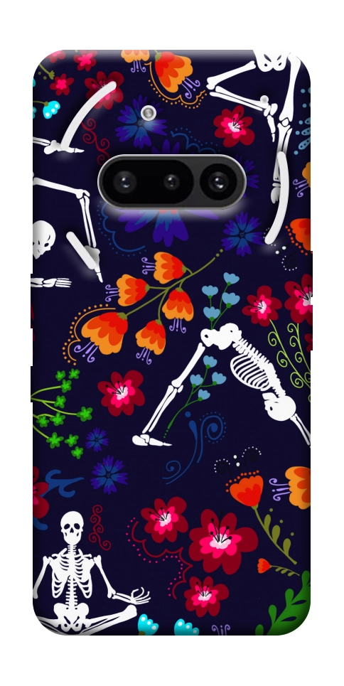 Чехол Yoga skeletons для Nothing Phone (3a)