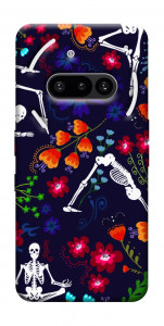 Чехол Yoga skeletons для Nothing Phone (3a)