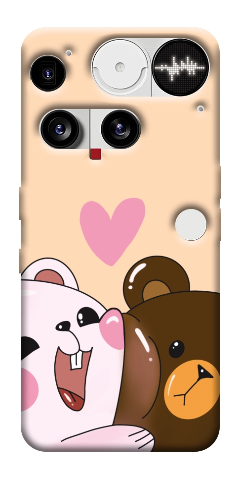 Чехол Медвежата для Nothing Phone (3)