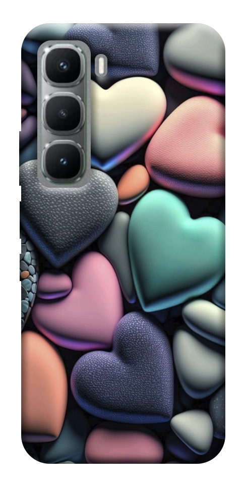 Чехол Каменные сердца для Infinix Hot 60 Pro