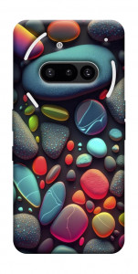 Чехол Разноцветные камни для Nothing Phone (3a)